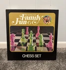 Vintage World Of Family Fun Chest Set Hasbro 1971 Pink & Green New Open Box