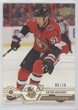 2019-20 Upper Deck High Gloss 6/10 Artem Anisimov #286 7i6