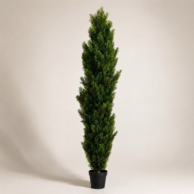 5  UV Artificial Cedar Topiary Tree Indoor/Outdoor