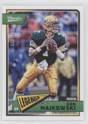 2018 Panini Classics Legends Red Back 225/299 Don Majkowski #159 0f8