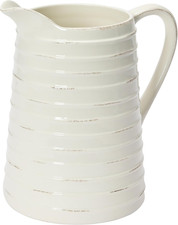White Ceramic Pitcher