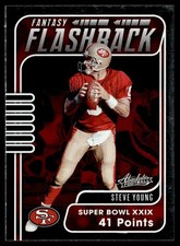 2020 Panini Absolute Fantasy Flashback Steve Young San Francisco 49ers #FF-SY