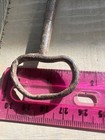 LARGE rare antique 18th century shipwreck wrought iron strong box skeleton key — photo 7