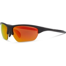 Madison Mission Matt Black Sunglasses - Fire Mirror Lens