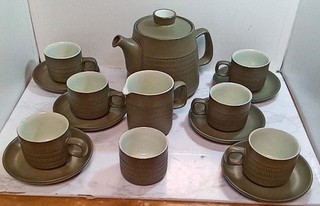 Vintage Denby Stoneware Coffee/ Tea Set