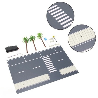 Diorama 1/64 Diecast Car Garage Model Air-open Car Parking Lots Display Scene US