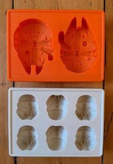 Star Wars Silicone Moulds Sets Millenium Falcon / Stormtrooper Helmet