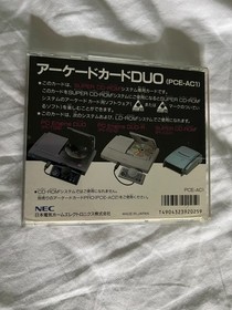 PC Engine Arcade Card Duo Super CD ROM PCE-AC1 HE System Hu Card -  US Seller!