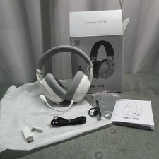 Black Emblem BE-X2 Wireless Bluetooth Over Ear Headphones w/ Box & Cables