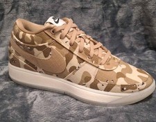 Nike Book 1 Low Top Lace Up Sneaker Tan/Beige...