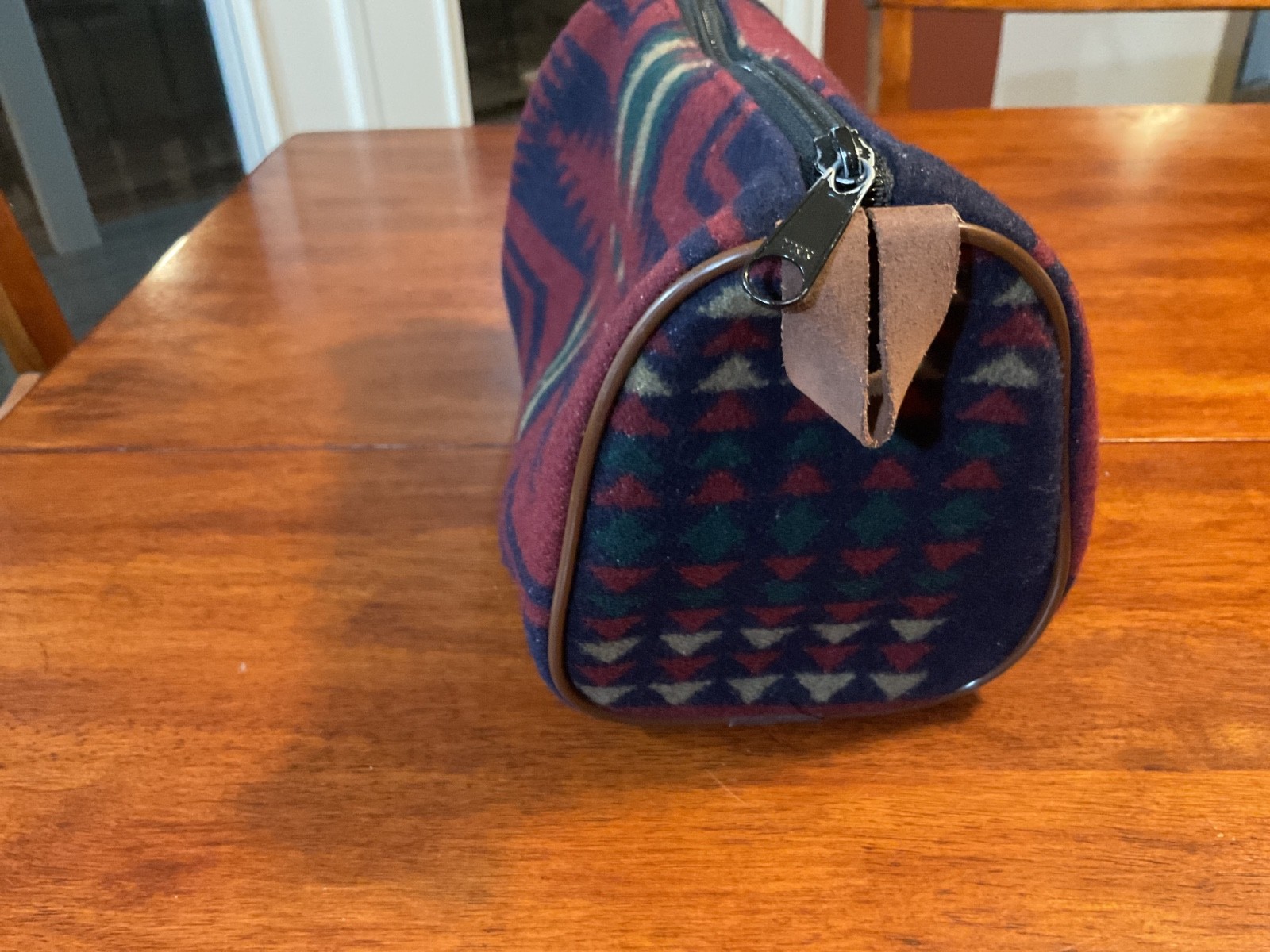 Pendleton Aztec Southwestern Pattern Wool Zippere… - image 2