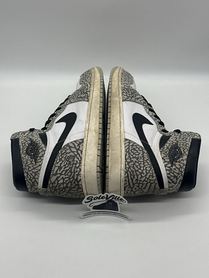 Size 10.5 - Air Jordan 1 Retro High OG ‘White Cement’ - Image 4 of 4