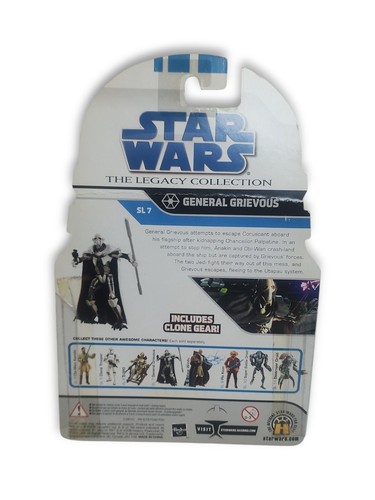 General Grievous SL No.7 SL7 STAR WARS The Legacy Collection Saga Legends - Picture 3 of 11