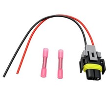 High/Low Beam Headlights Pigtail Connector Wire Harness Compatible with