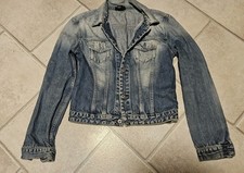 Original Diesel Jeansjacke Gr. XL Blau Denim Jacke Damen 