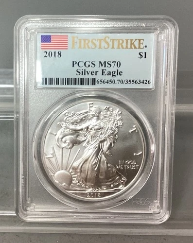 2018 American Silver Eagle - PCGS - MS 70