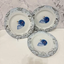 Zrike Disney Cinderella Princess Dinner Plates - Set of 4 - 10.5" - NWT
