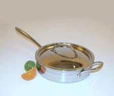 Williams Sonoma 3.5 QT Hestan Thermo-Clad™ 🍳 Saute Pan * Induction Compatible