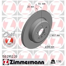 Bremsscheibe hinten links für BMW X4 G02 X5 G05 X6 G06 Z4 G29 | 26235409