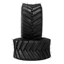 Two 18x8.50-8 18x8.50x8 18x8.5x8 Lawn Mower Tractor Turf Tires 6 Ply Rated