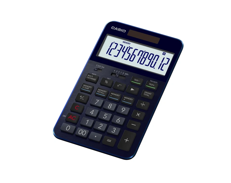 CASIO THE SPCIAL ONE S100 NAVY BLUE S100X-BU PREMIUM CALCULATOR Just Size NEW - Image 3 of 4