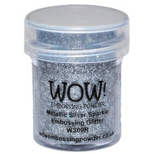 Wow Embossing Powder WOW Embossing Powder 15ml-Metallic Silver Sparkl 4Pk 