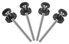 4 Pack 8MM Baby Gate Threaded Spindle Rod Hardware Parts Kit for Pet & Dog Pres