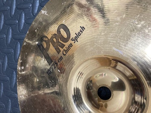 Sabian 10" Pro China Splash Cymbal Used High-Pitched Bright Sound - Picture 3 of 4