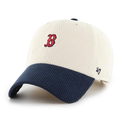'47 Brand Cap MLB Boston Red Sox Cord Base Runner TT '47 CLEAN UP Basecap Logo 