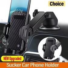 NEW Sucker Mount 360 Rotation Car Phone Holder Cellphone Stand Stable Suction
