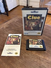 Clue (Sega Genesis, 1992) Complete CIB tested Authentic