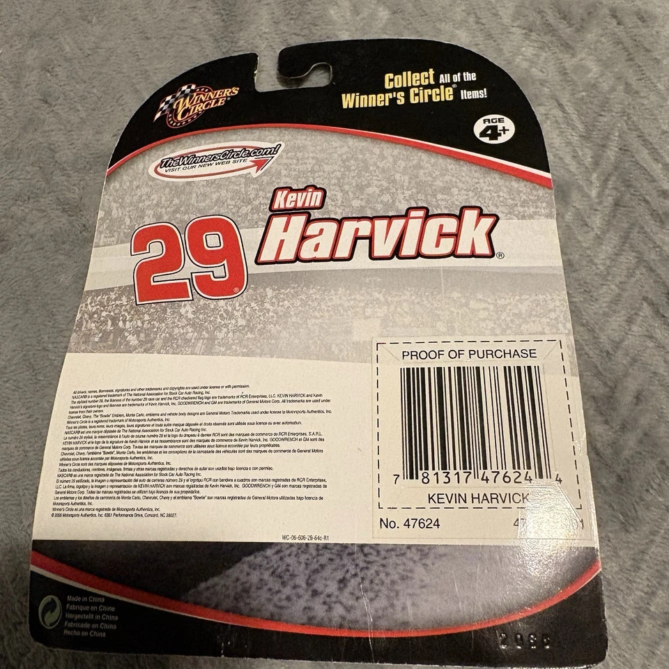Winners Circle Kevin Harvick #29 GM Goodwrench Diecast Car 1/64 - Image 2 of 2
