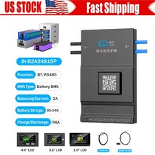 JK Smart BMS 8S-24S 150A 2A Active Balance BMS for Li-ion LiFePo4 Battery lot