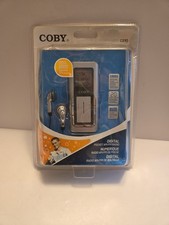 Coby Digital Pocket AM/FM 20 Station Silver and Black Radio CX90 