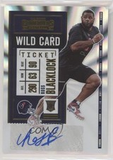2020 Contenders Variation Wild Card Ticket Ross Blacklock Rookie Auto RC 01l2. rookie card picture