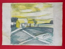 Vincent van Gogh Drawing on paper (Handmade) signed and stamped