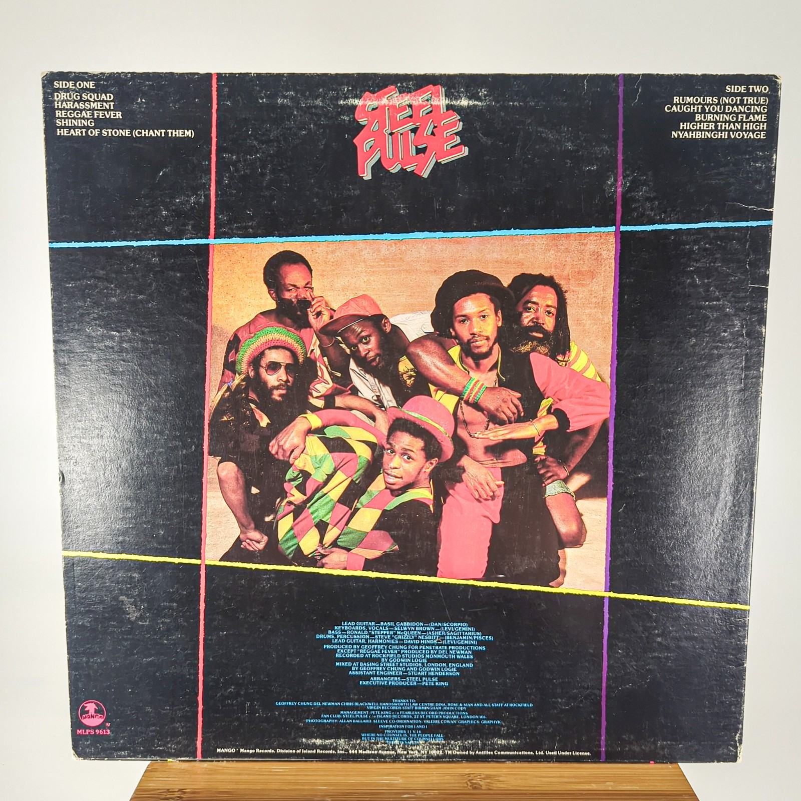 Steel Pulse - Reggae Fever 1980 LP - Canada Print image 4