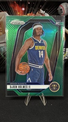 2024-25 Panini Prizm  DaRon Holmes II #235 (RC) Green Prizm Denver Nuggets 