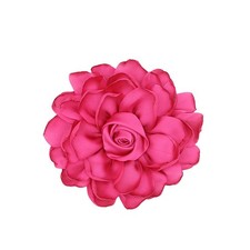 Elegant Satin Fabric Flower Brooch Pin for Women Dainty Fabric Rose Flower Br...
