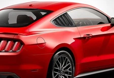 For Ford Mustang 1/4 Quarter Carbon Style Side Window Louver Scoop Cover Vent