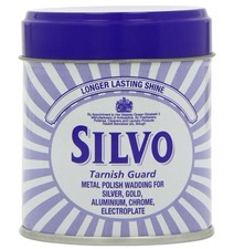 Image of Silvo Tarnish Guard Metal Polish Wadding for Silver Gold Aluminium Chrome 75g