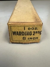 *Vintage* Hayes File Co 8" Warding Second cut Files One Doz