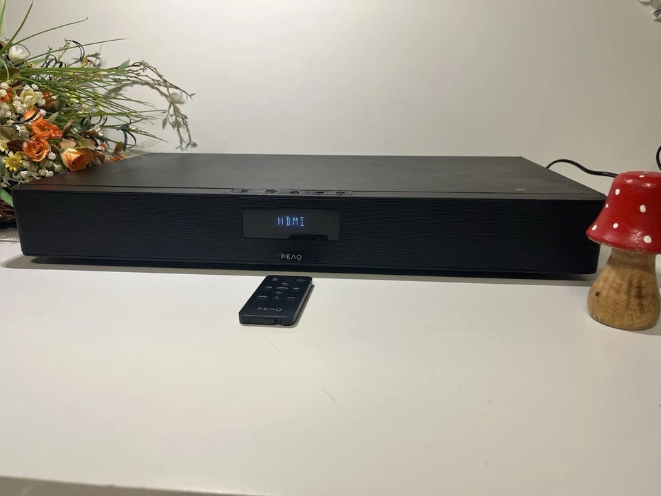 PEAQ PSD400 BT-B Sounddeck 2.1 Bluetooth HDMI TV-Lautsprecher (60 Watt)- wie neu - Bild 1 von 4