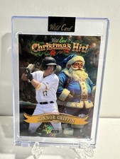 KONNOR GRIFFIN 2025 Wild Card Holiday Hits 1/1 Christmas Hits! Blue Santa
