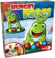 Noris 606061859 - Hungry Frogs, Reaktionsspiel | Deutsch (2020) | 606061859