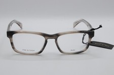 RAG  BONE RNB 7045 HR3 RECTANGULAR EYEGLASS FRAMES BEIGE HORN 54-18-145 NEW