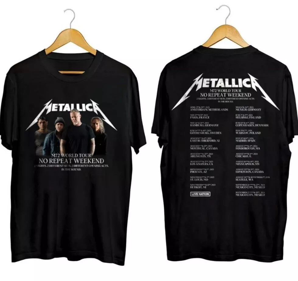 Metallica 72 Seasons 2023 – 2024 World Tour T-Shirt