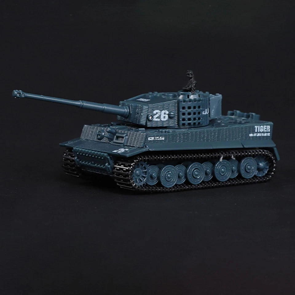 1:72 Ready to Run Mini Tank RC German Tiger Toy WW2 Battle Tank Easy Model 2.4G - Image 3 of 4