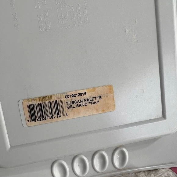 Tuscan Palette Pimpernel Melamine Sand Tray set - Image 2 of 4