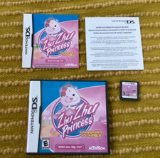 Nintendo DS Magical Zhu Zhu Pets Princess Carriages and Castles game case manual